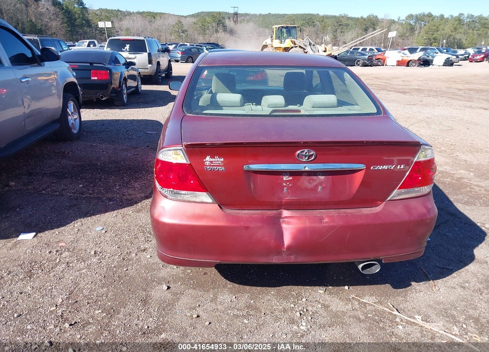2005 TOYOTA CAMRY VIN: 4T1BE32K35U087186