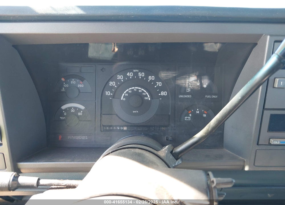 1991 CHEVROLET GMT-400 K2500 VIN: 2GCFK29KXM1216923