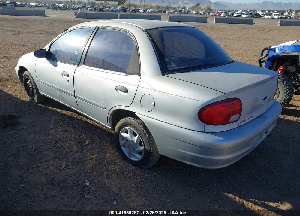 2000 CHEVROLET METRO LSI VIN: 2C1MR5229Y6704622