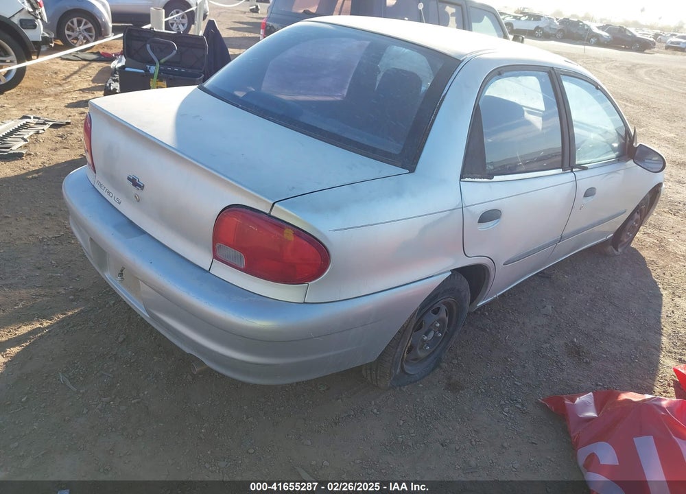 2000 CHEVROLET METRO LSI VIN: 2C1MR5229Y6704622