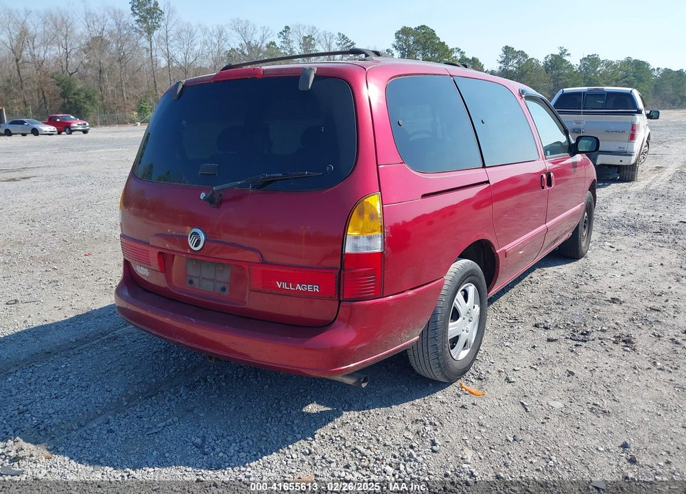 2001 MERCURY VILLAGER VIN: 4M2ZV11T61DJ05010