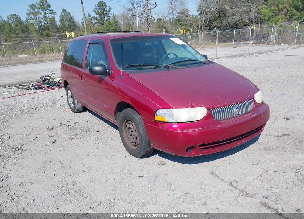 2001 MERCURY VILLAGER VIN: 4M2ZV11T61DJ05010