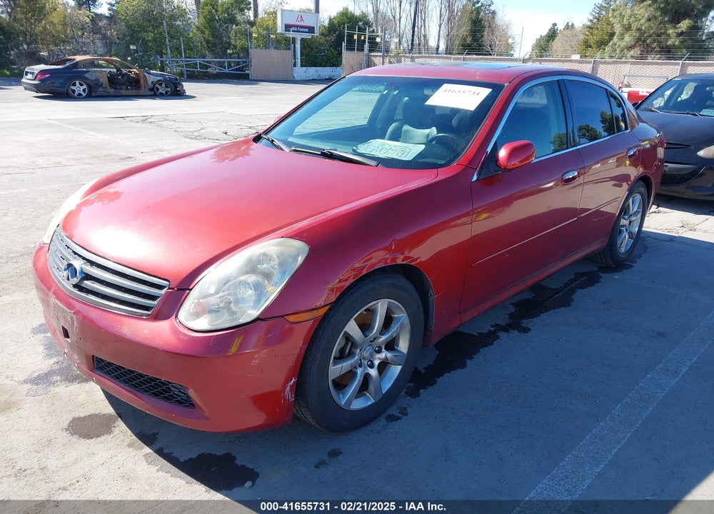 2006 INFINITI G35 VIN: JNKCV51E96M513186
