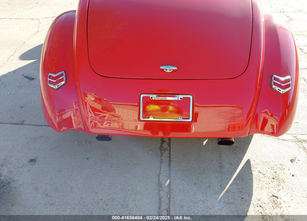 1937 FORD ROADSTER VIN: IA039574