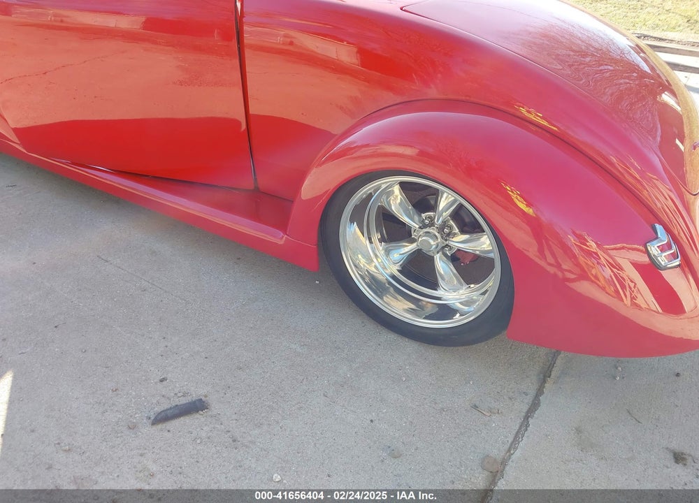 1937 FORD ROADSTER VIN: IA039574