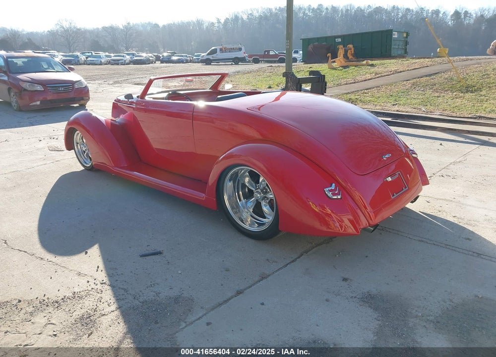 1937 FORD ROADSTER VIN: IA039574