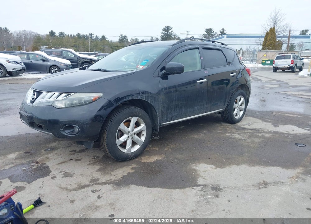 2009 NISSAN MURANO VIN: JN8AZ18W69W100482