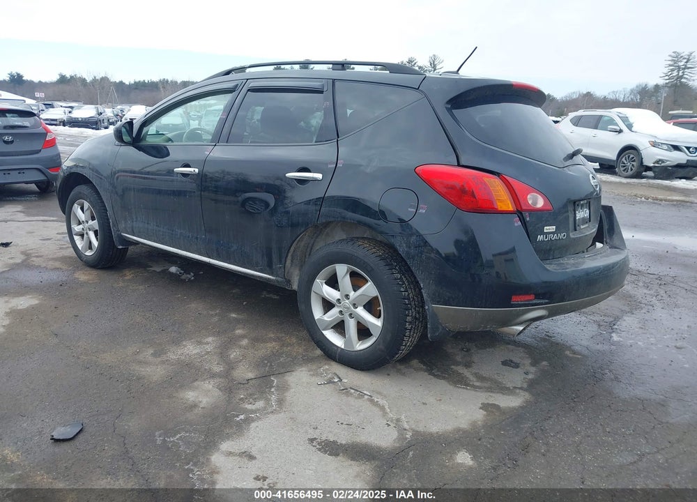 2009 NISSAN MURANO VIN: JN8AZ18W69W100482