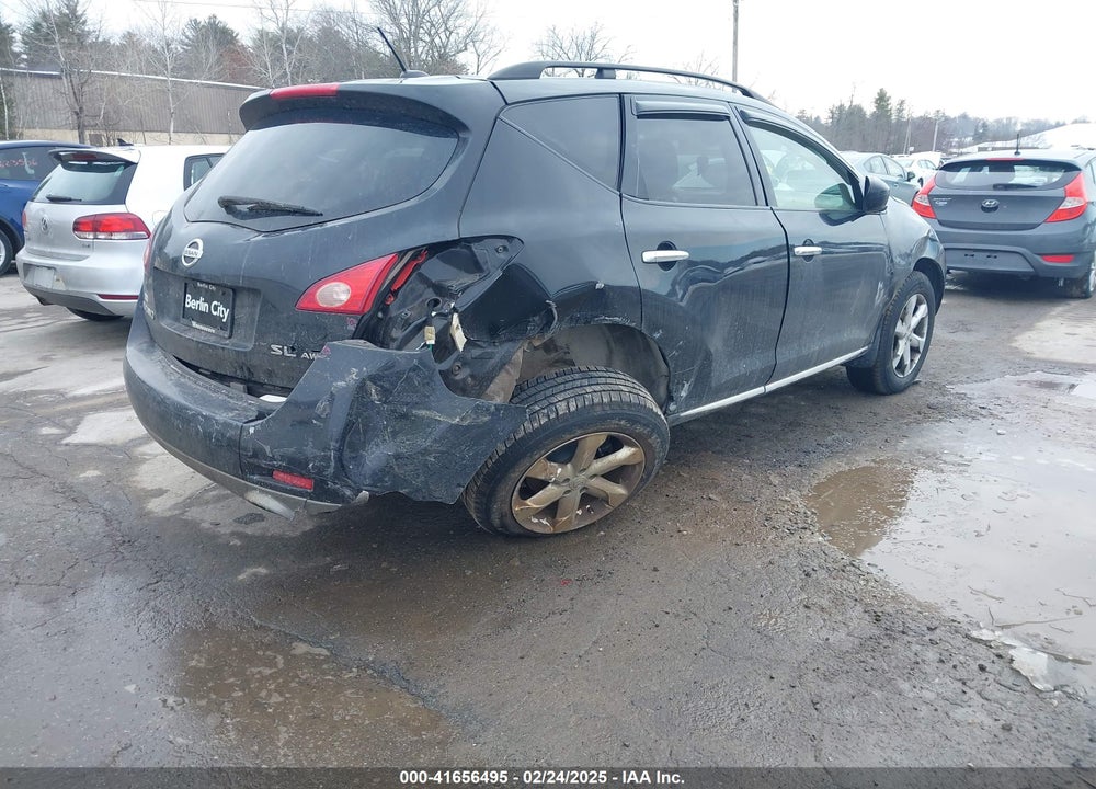2009 NISSAN MURANO VIN: JN8AZ18W69W100482