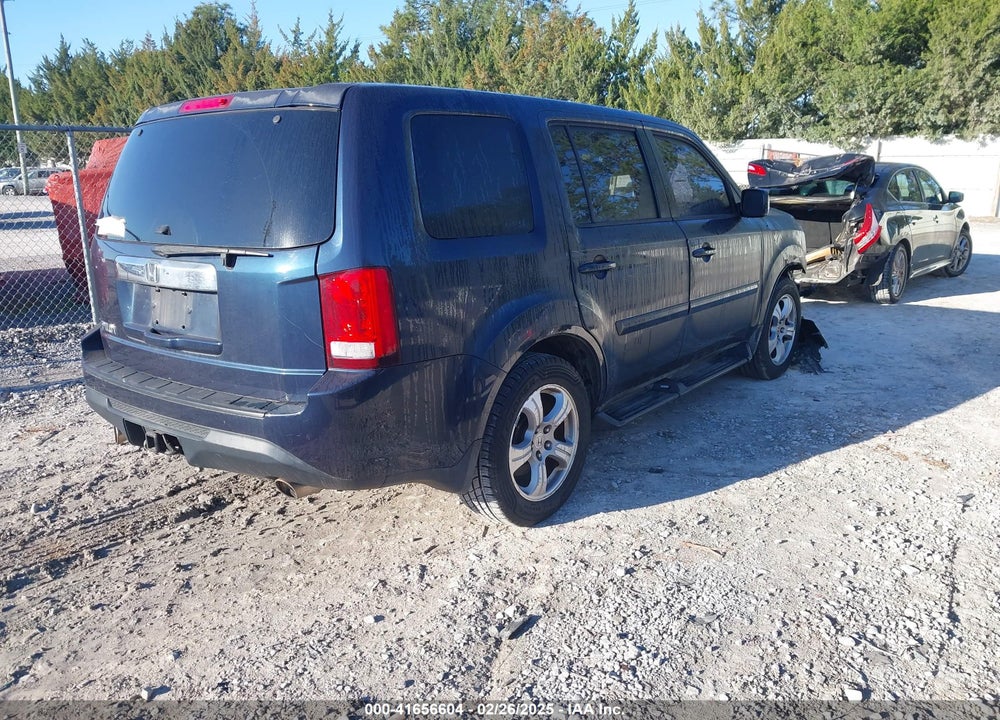 2012 HONDA PILOT EX-L VIN: 5FNYF3H52CB003233