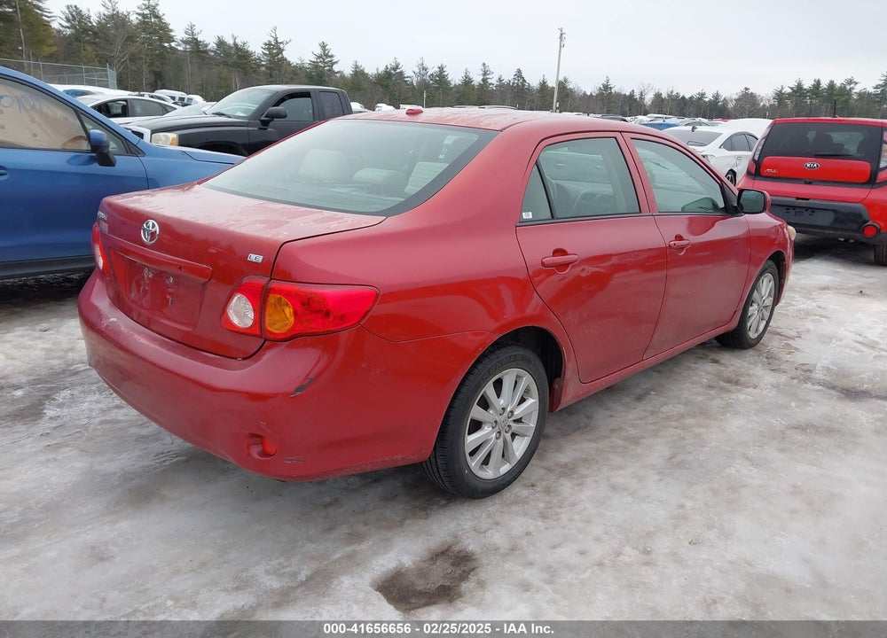 2009 TOYOTA COROLLA LE VIN: JTDBL40E499027133