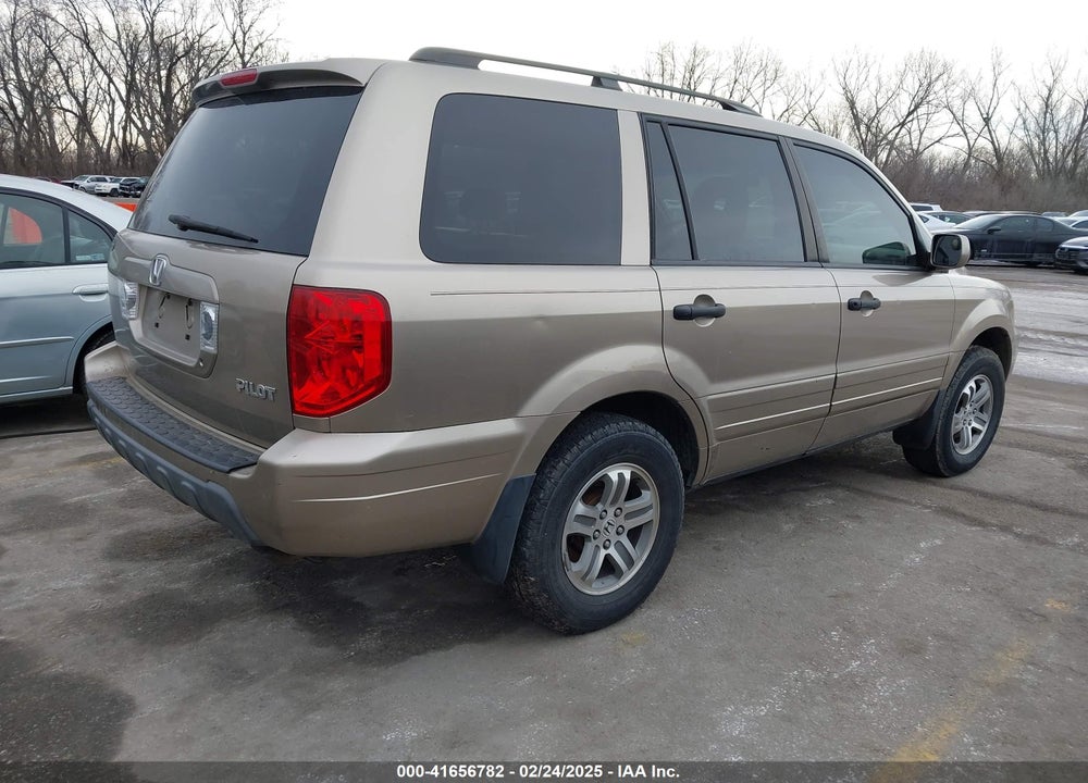 2005 HONDA PILOT EX-L VIN: 5FNYF18505B040059