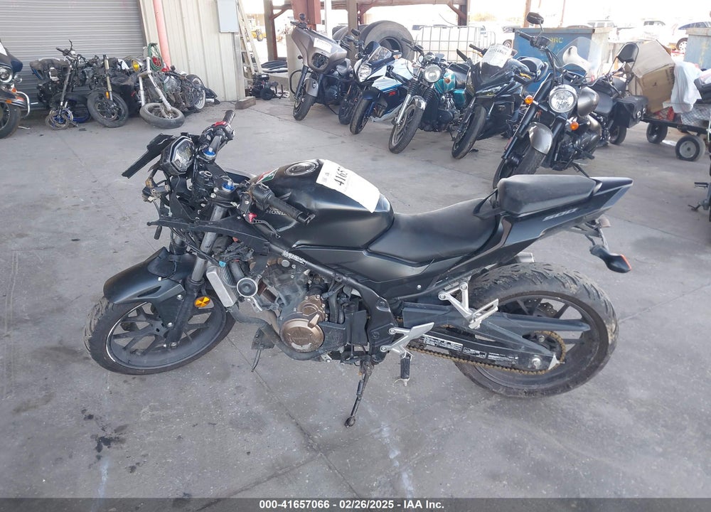 2017 HONDA CBR500 VIN: MLHPC4469H5400145