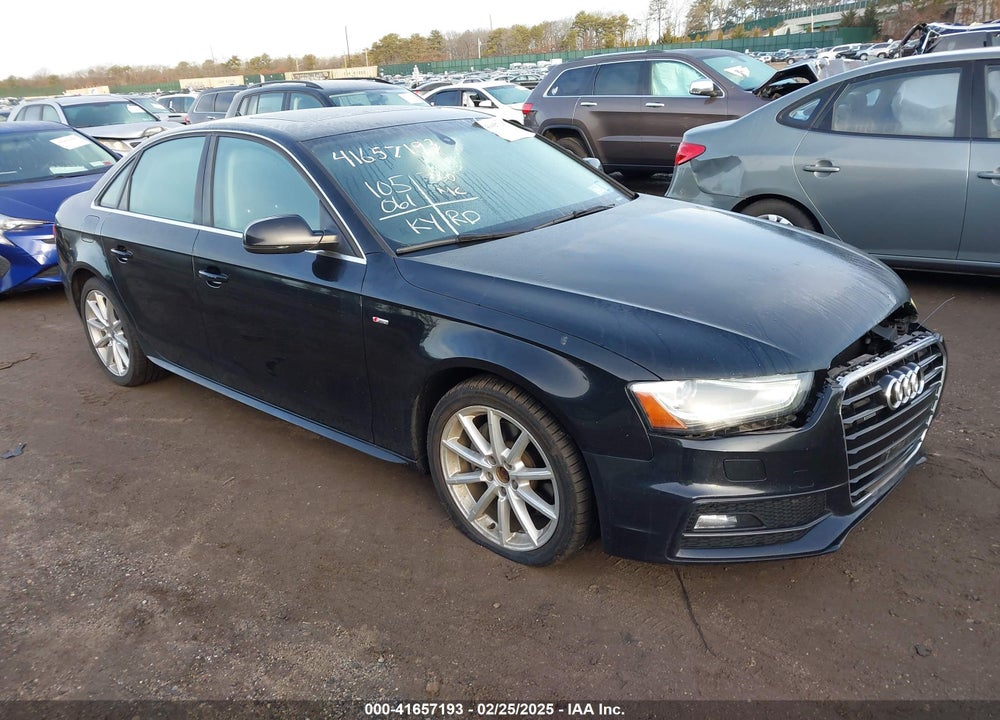 2015 AUDI A4 2.0T PREMIUM VIN: WAUFFCFL2FN022019