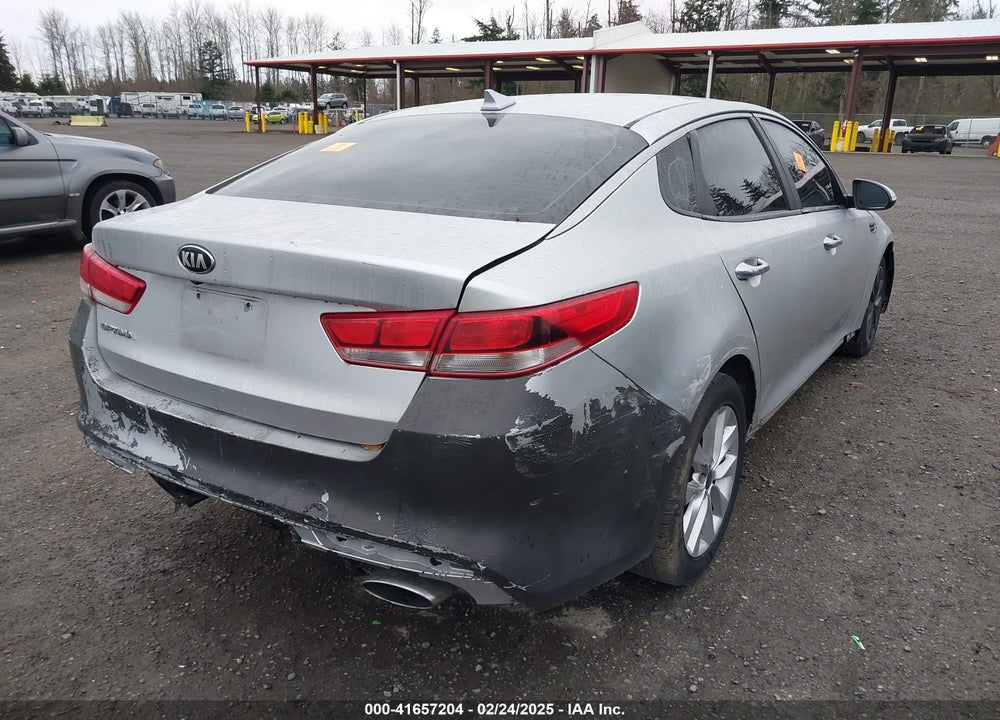 2016 KIA OPTIMA LX VIN: 5XXGT4L31GG047355