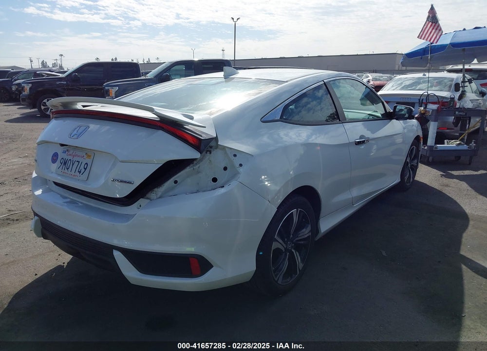 2016 HONDA CIVIC TOURING VIN: 2HGFC3B96GH352649