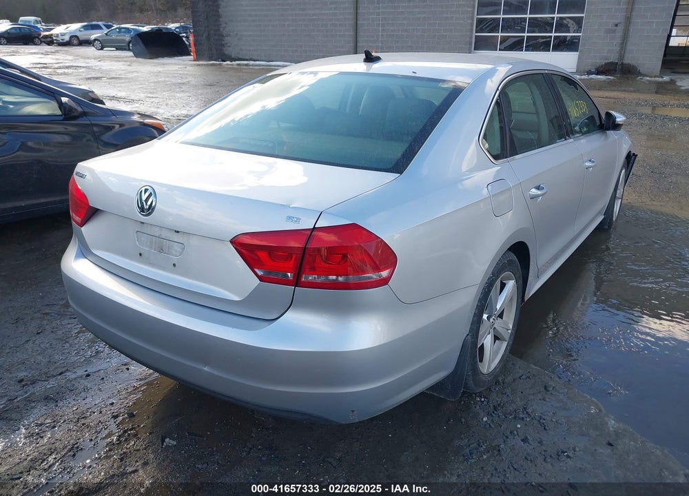 2012 VOLKSWAGEN PASSAT VIN: 1VWBP7A34CC072244