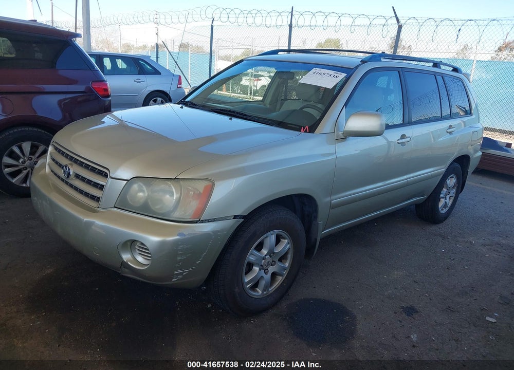 2003 TOYOTA HIGHLANDER V6 VIN: JTEGF21A830101948
