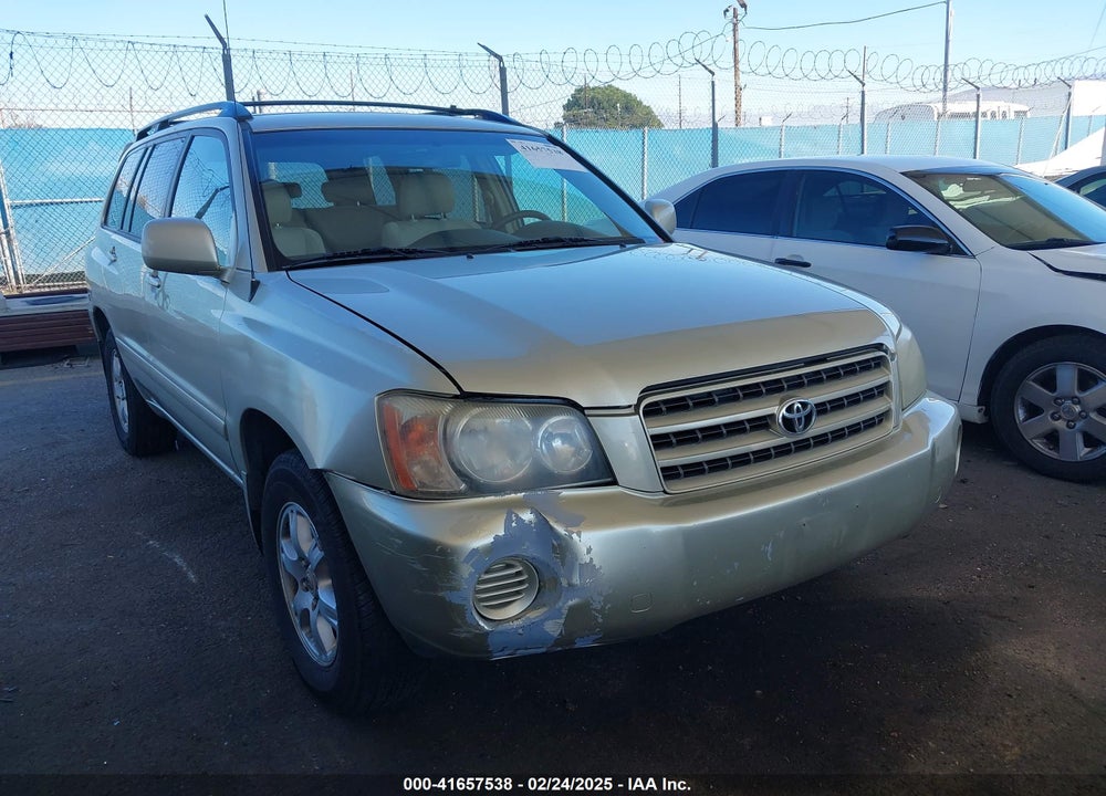 2003 TOYOTA HIGHLANDER V6 VIN: JTEGF21A830101948
