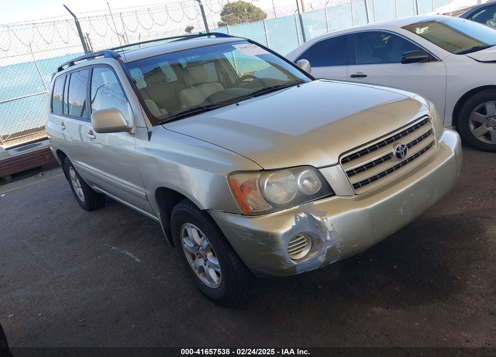 2003 TOYOTA HIGHLANDER V6 VIN: JTEGF21A830101948