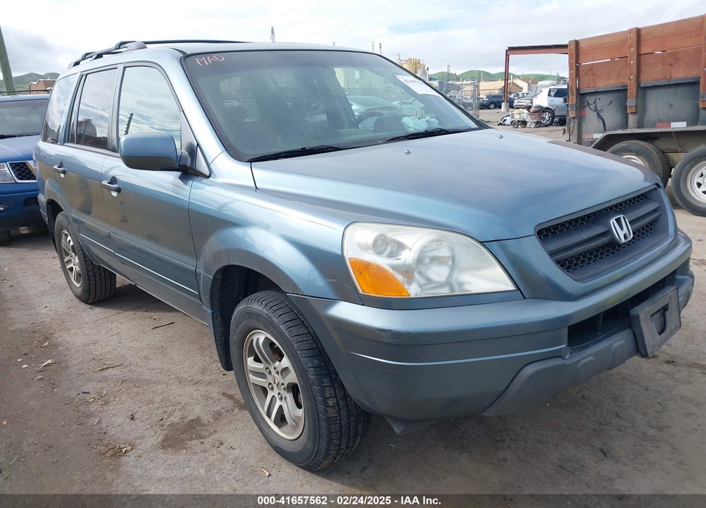 2005 HONDA PILOT EX-L VIN: 2HKYF18595H541338