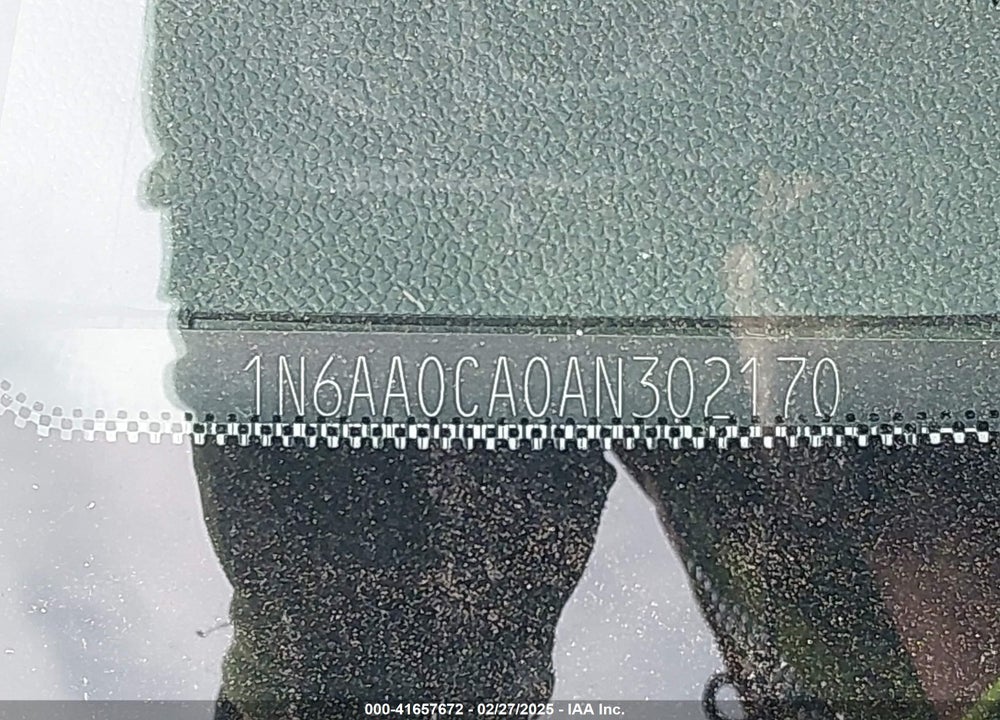 2010 NISSAN TITAN VIN: 1N6AA0CA0AN302170