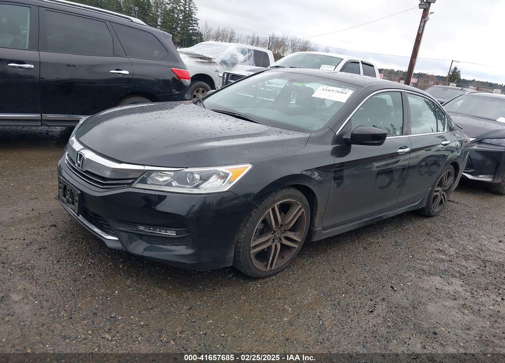 2016 HONDA ACCORD SPORT VIN: 1HGCR2F55GA157935