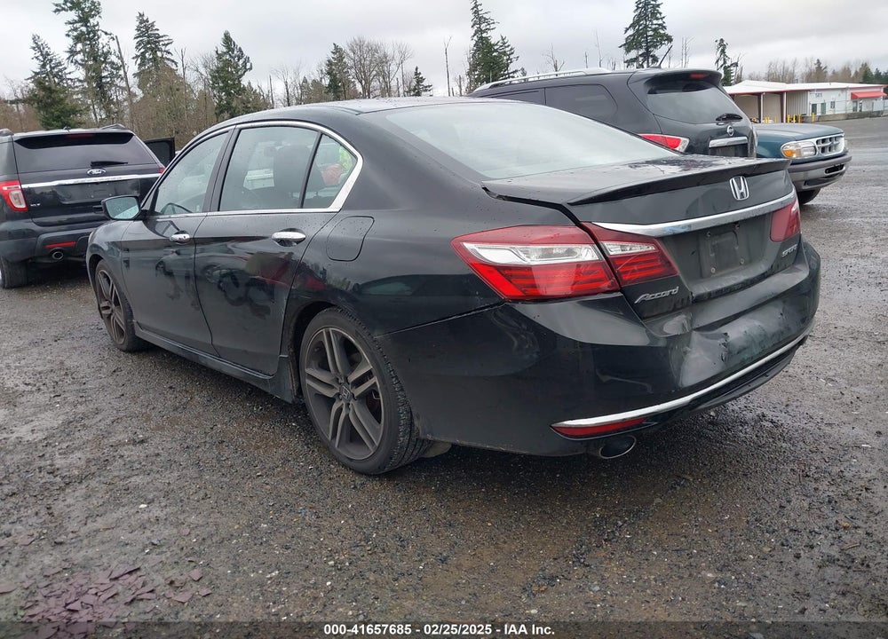 2016 HONDA ACCORD SPORT VIN: 1HGCR2F55GA157935