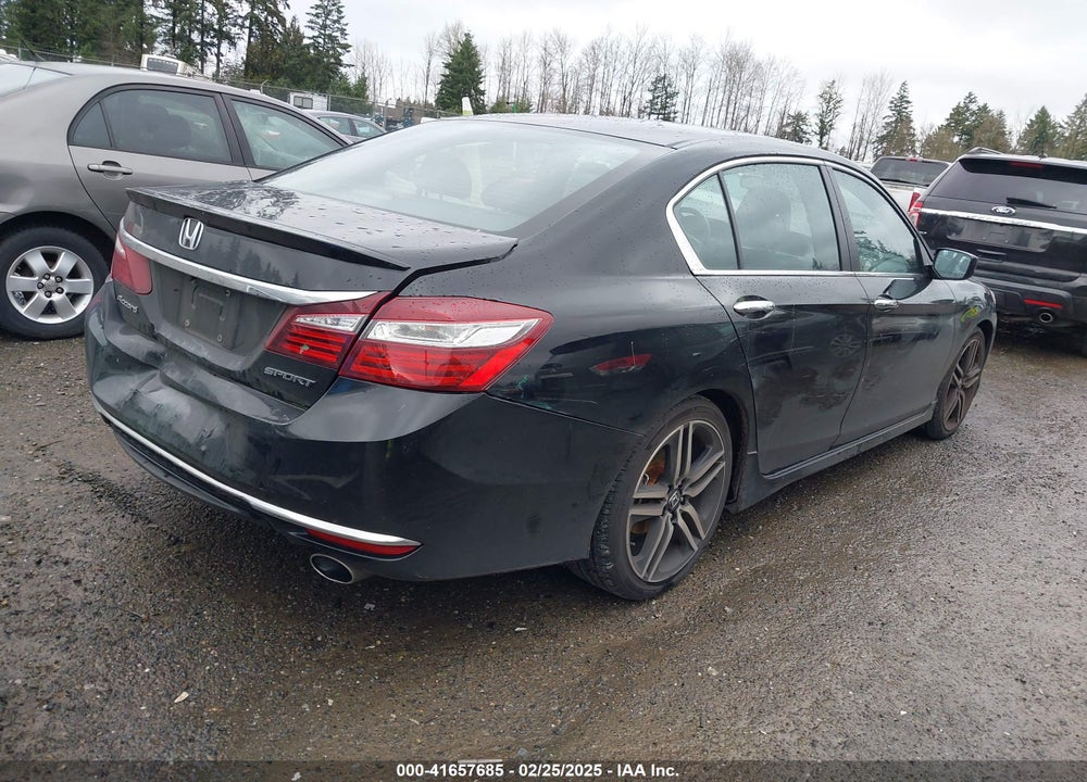 2016 HONDA ACCORD SPORT VIN: 1HGCR2F55GA157935