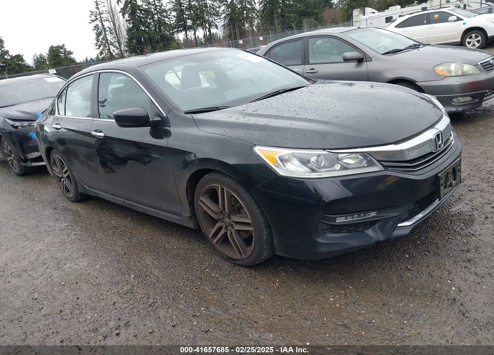 2016 HONDA ACCORD SPORT VIN: 1HGCR2F55GA157935