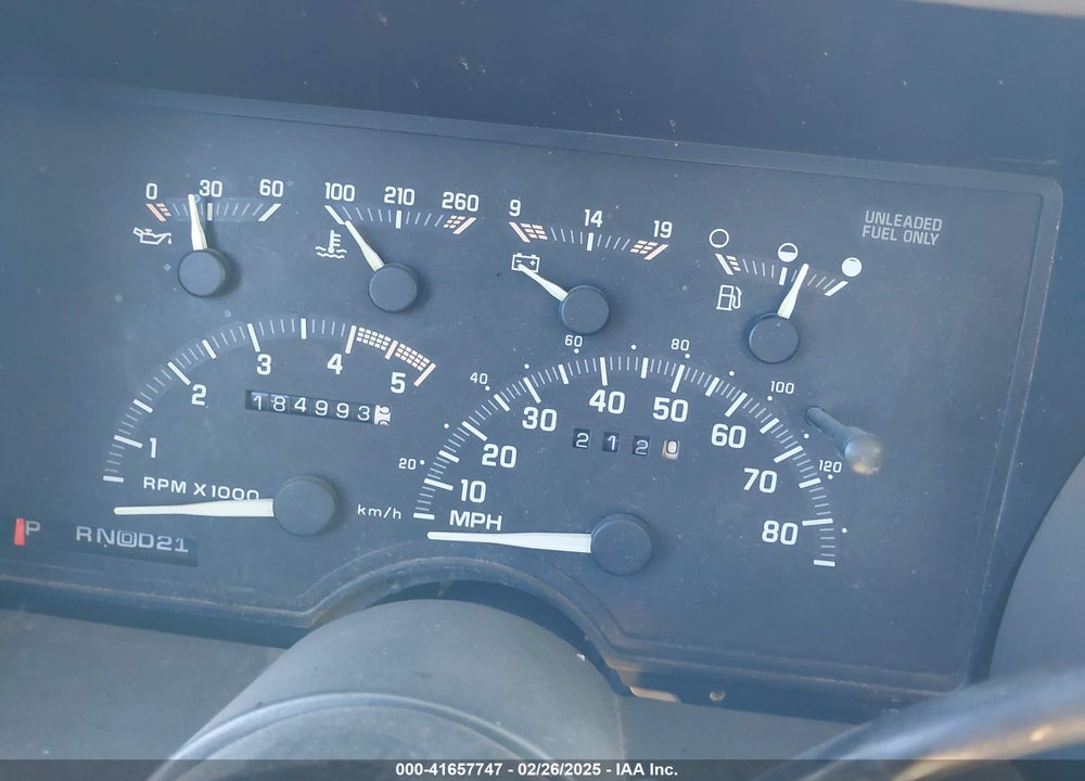 1994 CHEVROLET GMT-400 C1500 VIN: 2GCEC19K4R1105150