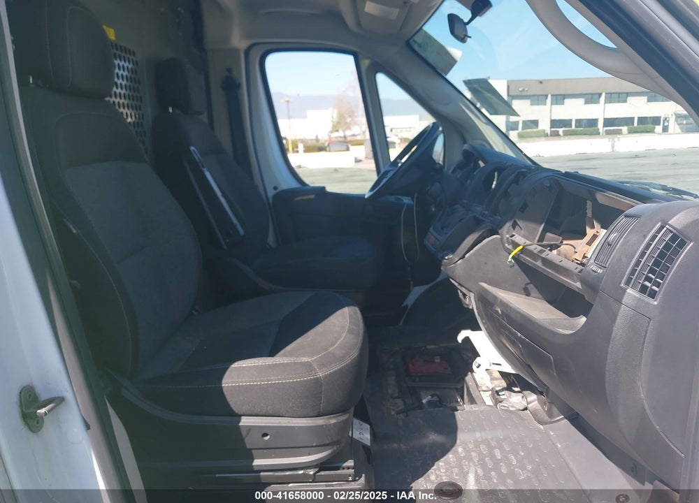 2021 RAM PROMASTER 2500 HIGH ROOF 159 WB VIN: 3C6LRVDG9ME561681