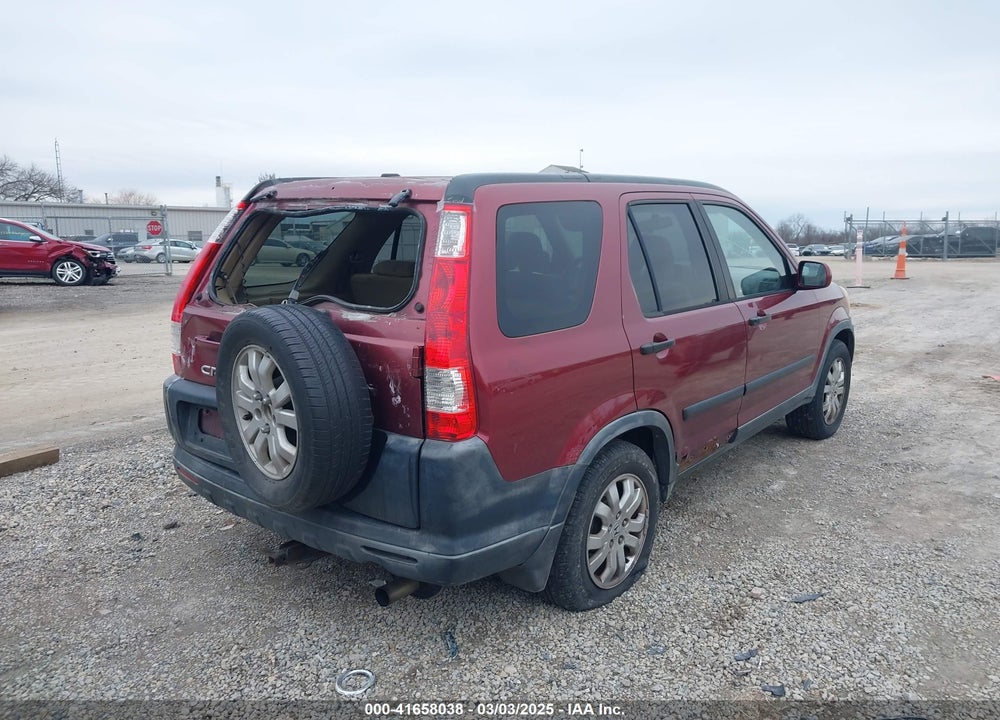 2005 HONDA CR-V EX VIN: JHLRD788X5C018626