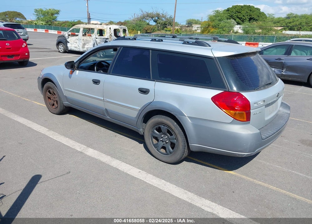 2007 SUBARU OUTBACK 2.5I BASIC VIN: 4S4BP61C877323550