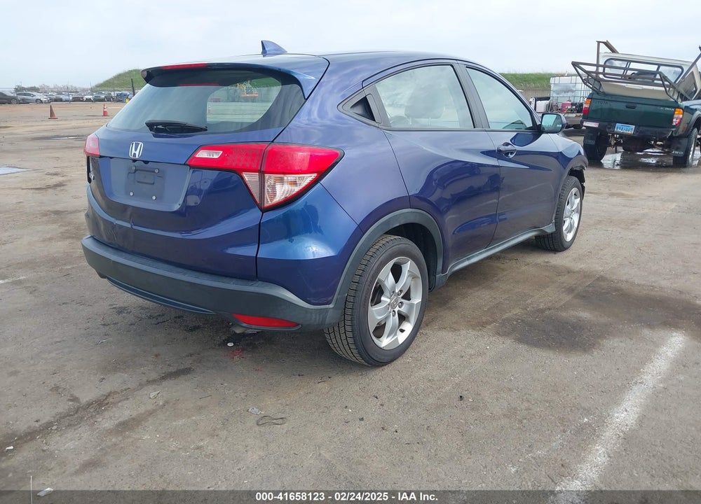 2016 HONDA HR-V LX VIN: 3CZRU5H38GM706299