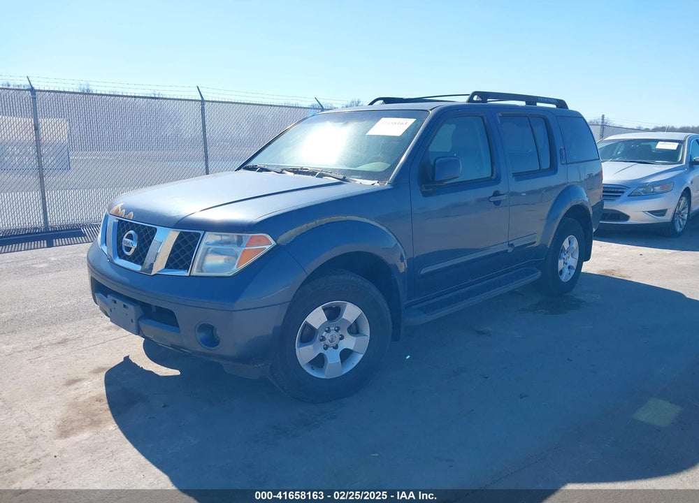 2006 NISSAN PATHFINDER SE VIN: 5N1AR18W56C614070