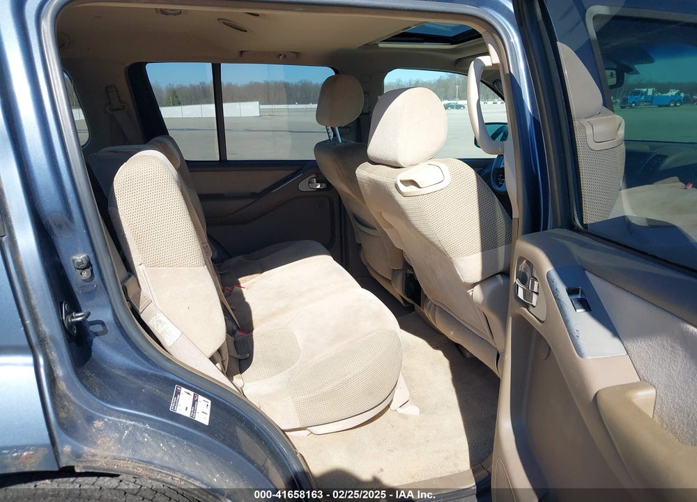 2006 NISSAN PATHFINDER SE VIN: 5N1AR18W56C614070