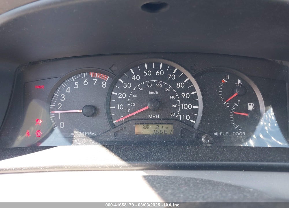 2006 TOYOTA COROLLA VIN: 2T1BR32E76C686660