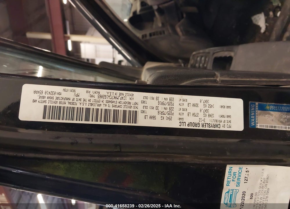 2012 JEEP LIBERTY SPORT VIN: 1C4PJMAK7CW162065