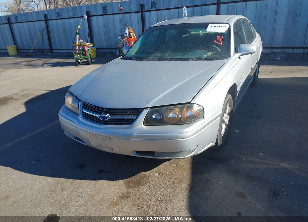 2004 CHEVROLET IMPALA LS VIN: 2G1WH52K349317838