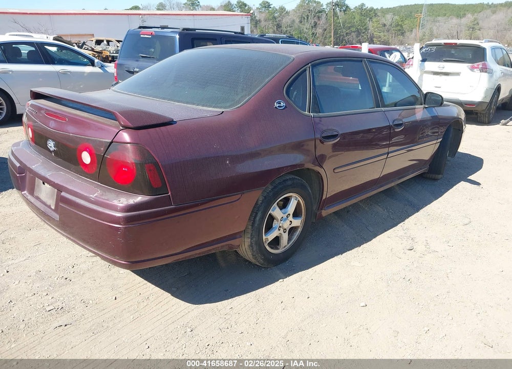 2004 CHEVROLET IMPALA LS VIN: 2G1WH52K949246922