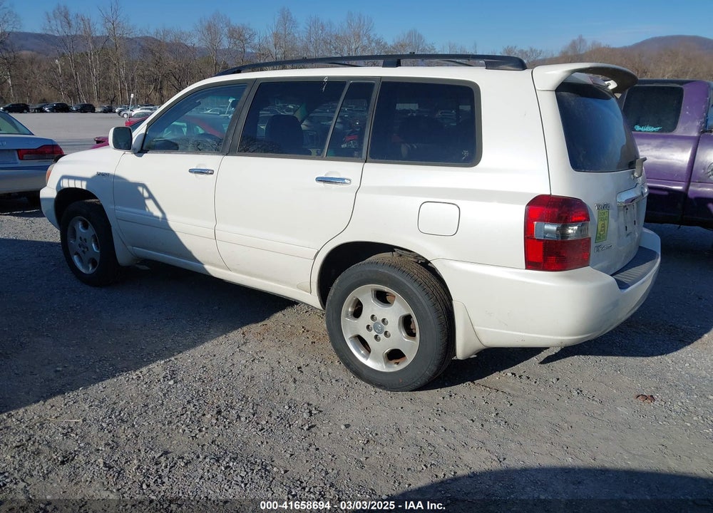 2006 TOYOTA HIGHLANDER VIN: JTEHP21A460181691