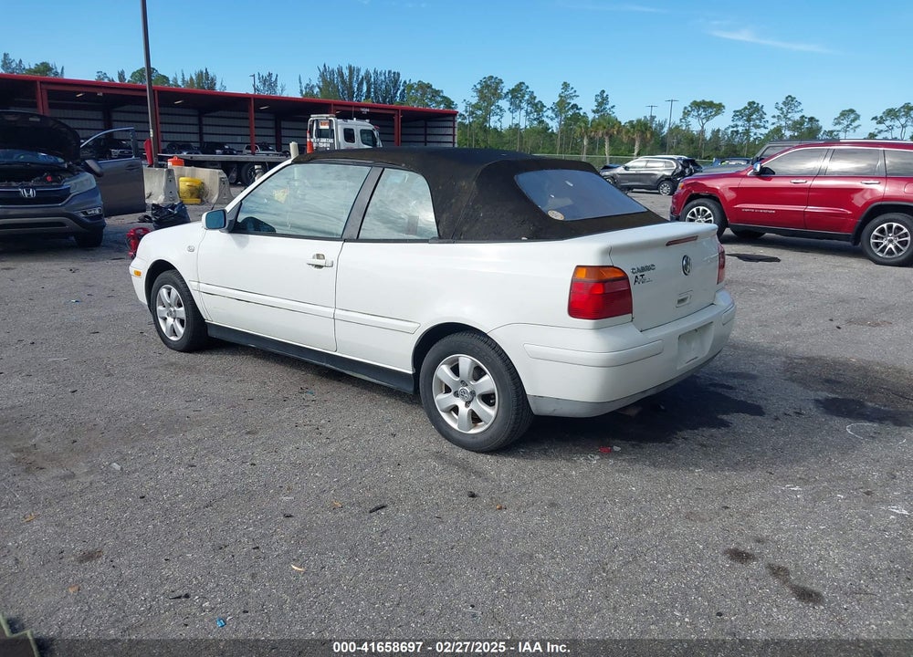 2002 VOLKSWAGEN CABRIO GLX VIN: 3VWDC21V82M803053