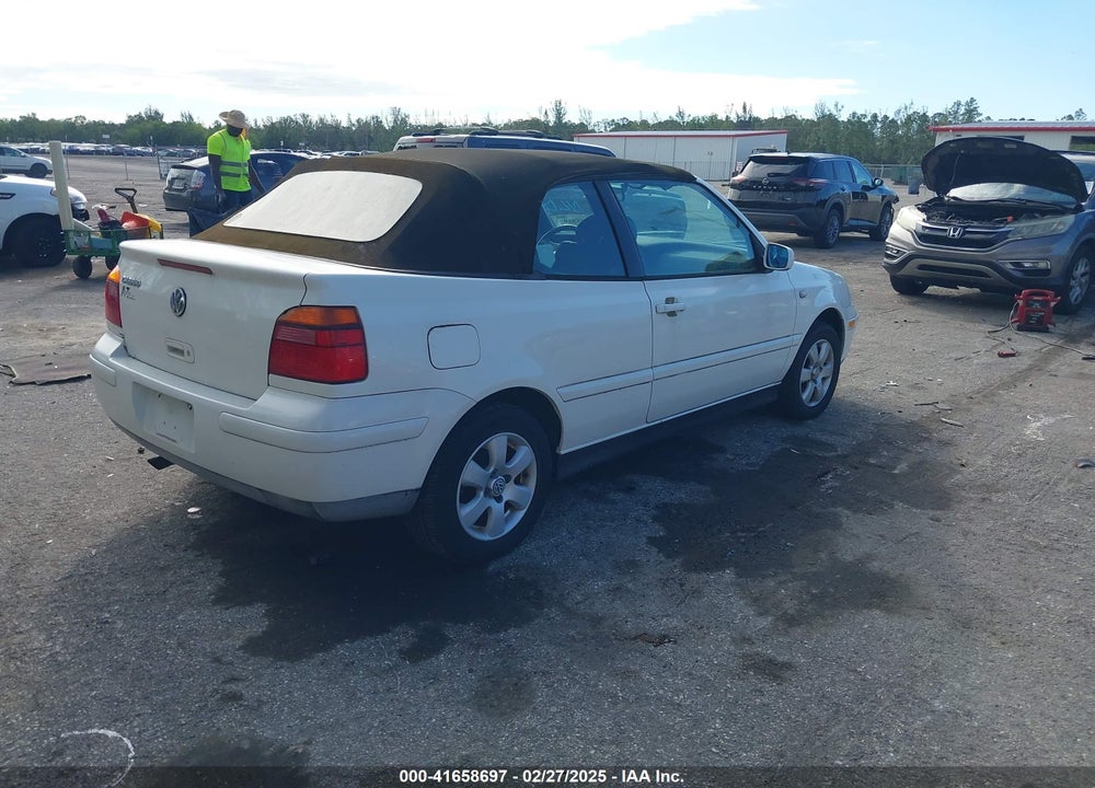 2002 VOLKSWAGEN CABRIO GLX VIN: 3VWDC21V82M803053