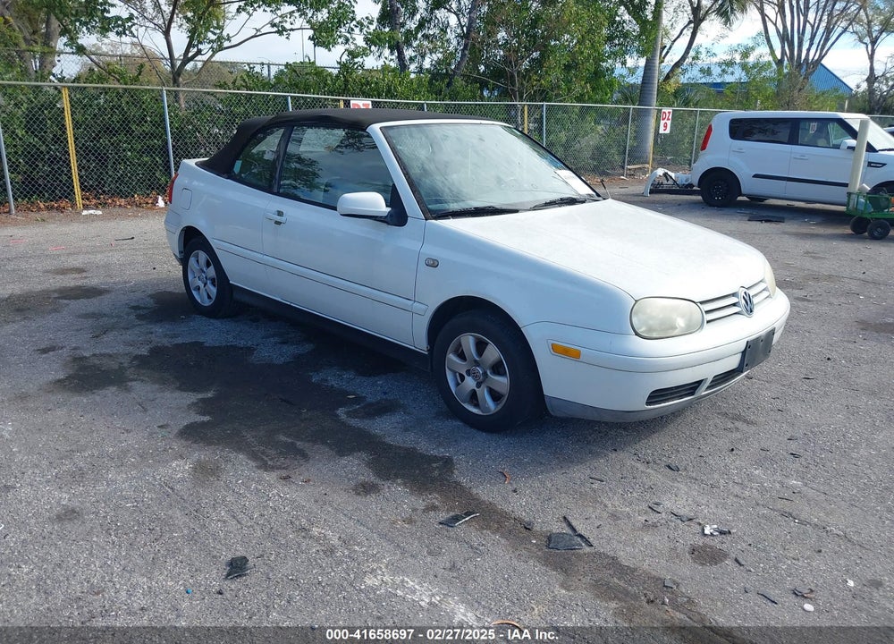 2002 VOLKSWAGEN CABRIO GLX VIN: 3VWDC21V82M803053