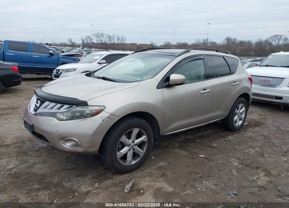 2010 NISSAN MURANO SL VIN: JN8AZ1MW3AW140237
