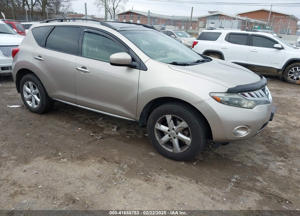 2010 NISSAN MURANO SL VIN: JN8AZ1MW3AW140237