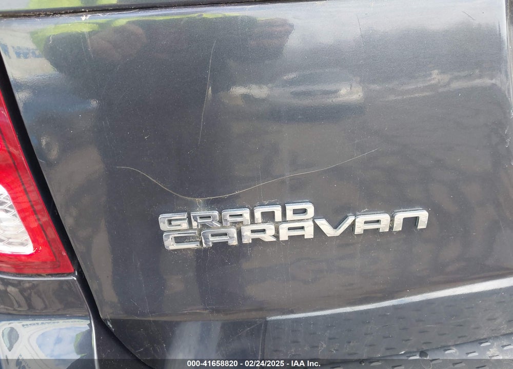 2013 DODGE GRAND CARAVAN VIN: 2C4RDGBG2DR668392