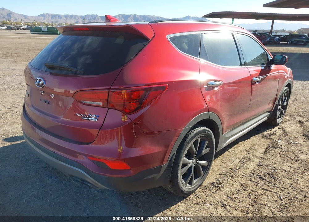 2018 HYUNDAI SANTA FE SPORT 2.0T ULTIMATE VIN: 5XYZWDLAXJG515777