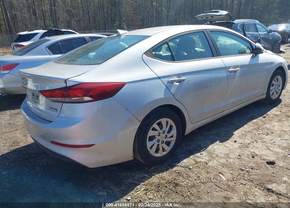 2017 HYUNDAI ELANTRA SE VIN: KMHD74LF0HU094207